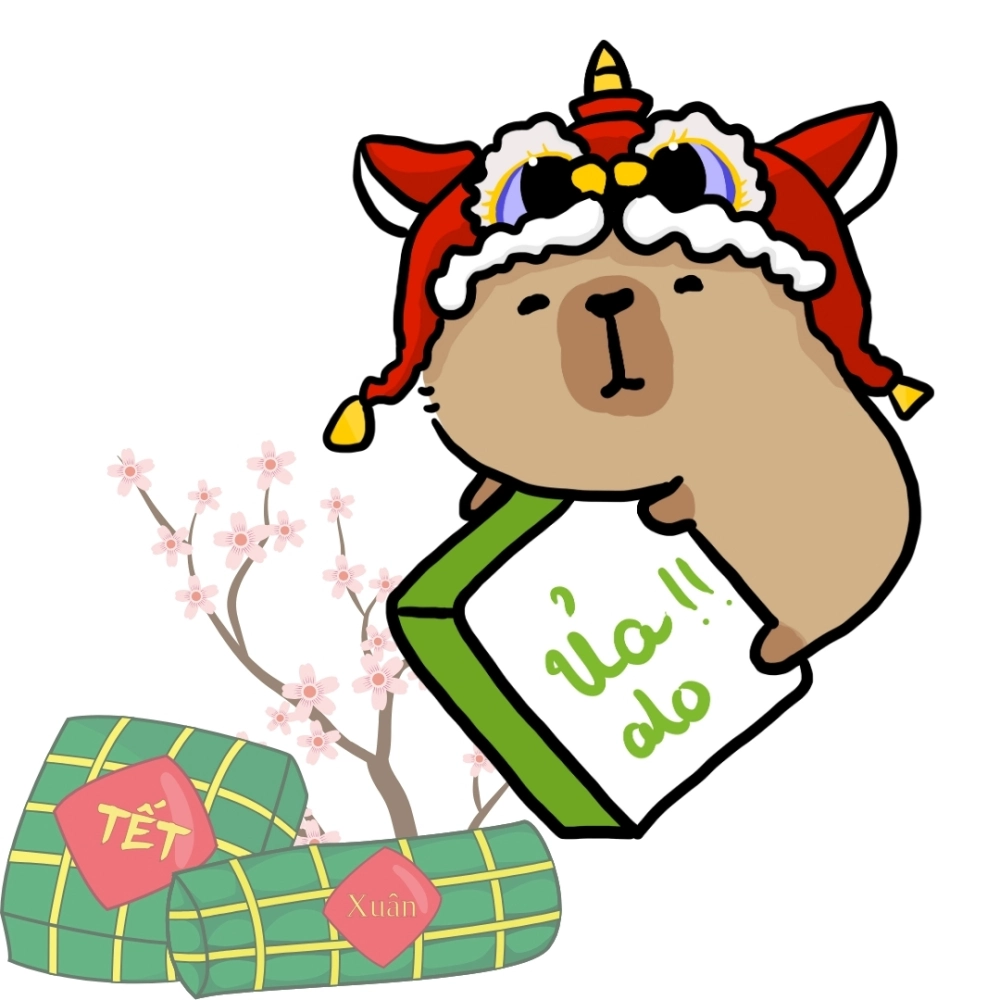 Một chiếc avatar tết cute cho ngày đầu năm