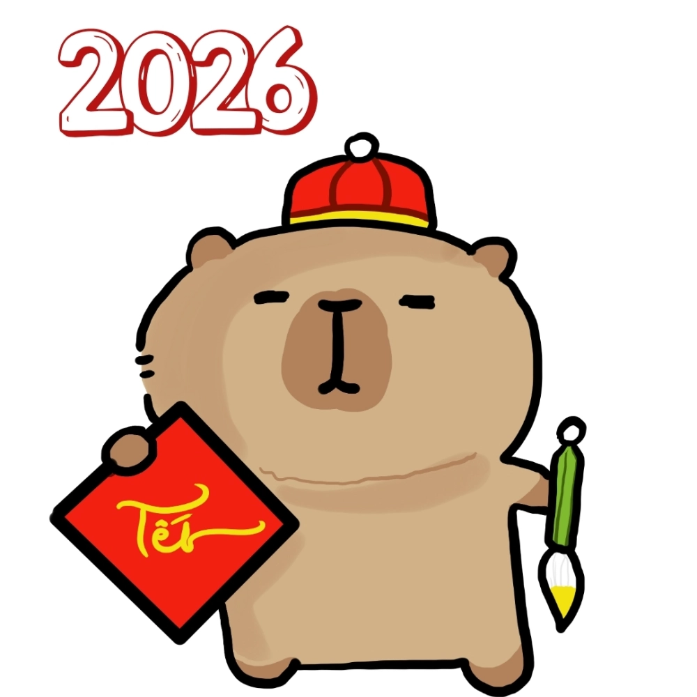 Mẫu avatar hình nền tết cute nhất