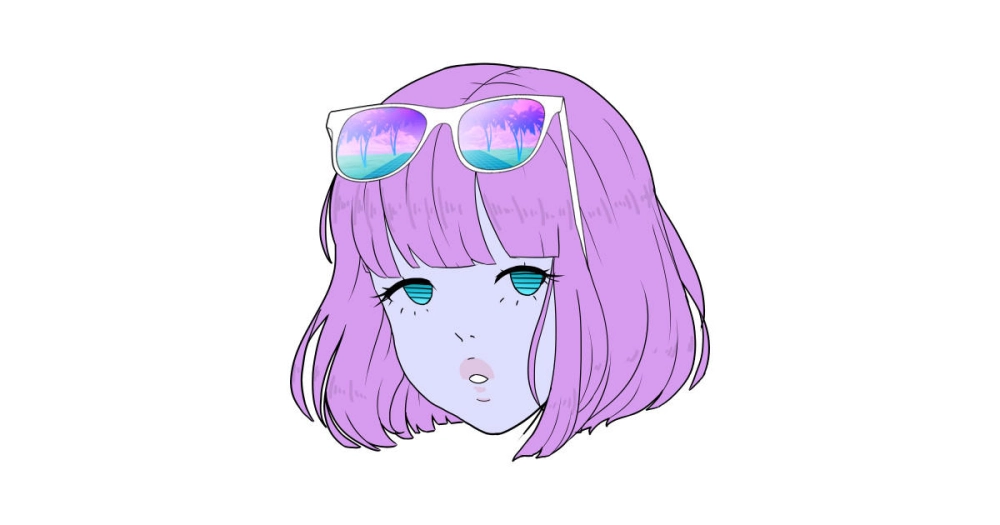 Sự nhẹ nhàng của avatar màu tím nhạt