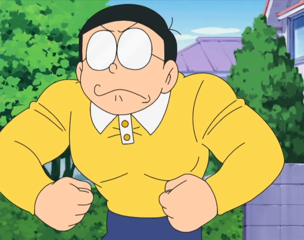 Avatar nobita buồn một mình trong đêm