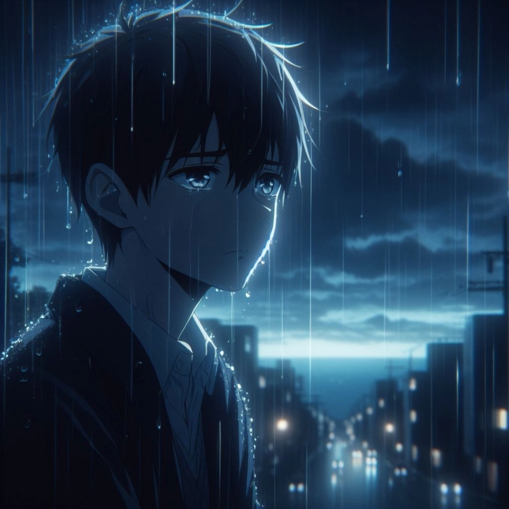 Nét vẽ của một avatar sad boy cute
