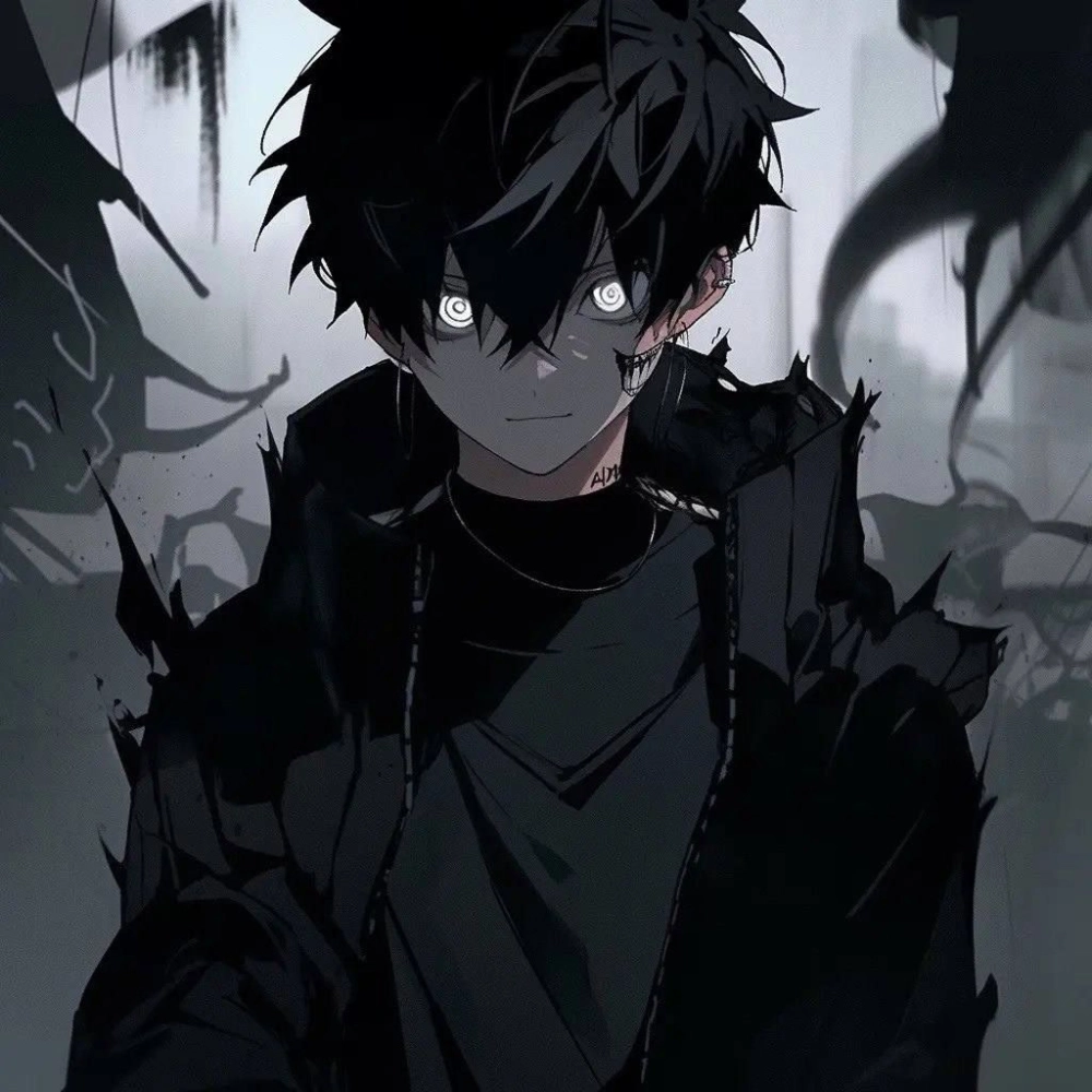 Góc nghiêng của avatar anime nam buồn