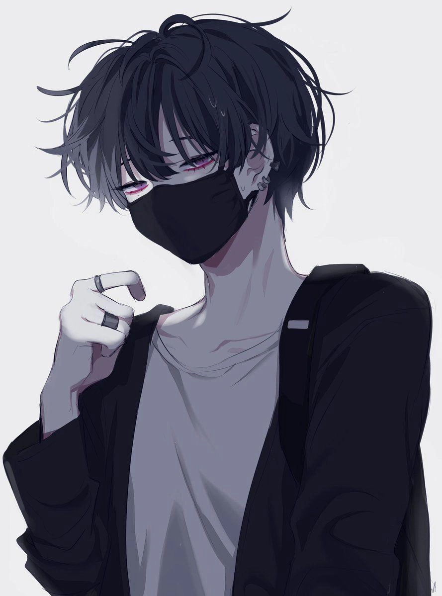 Đôi mắt buồn của avatar anime sad boy