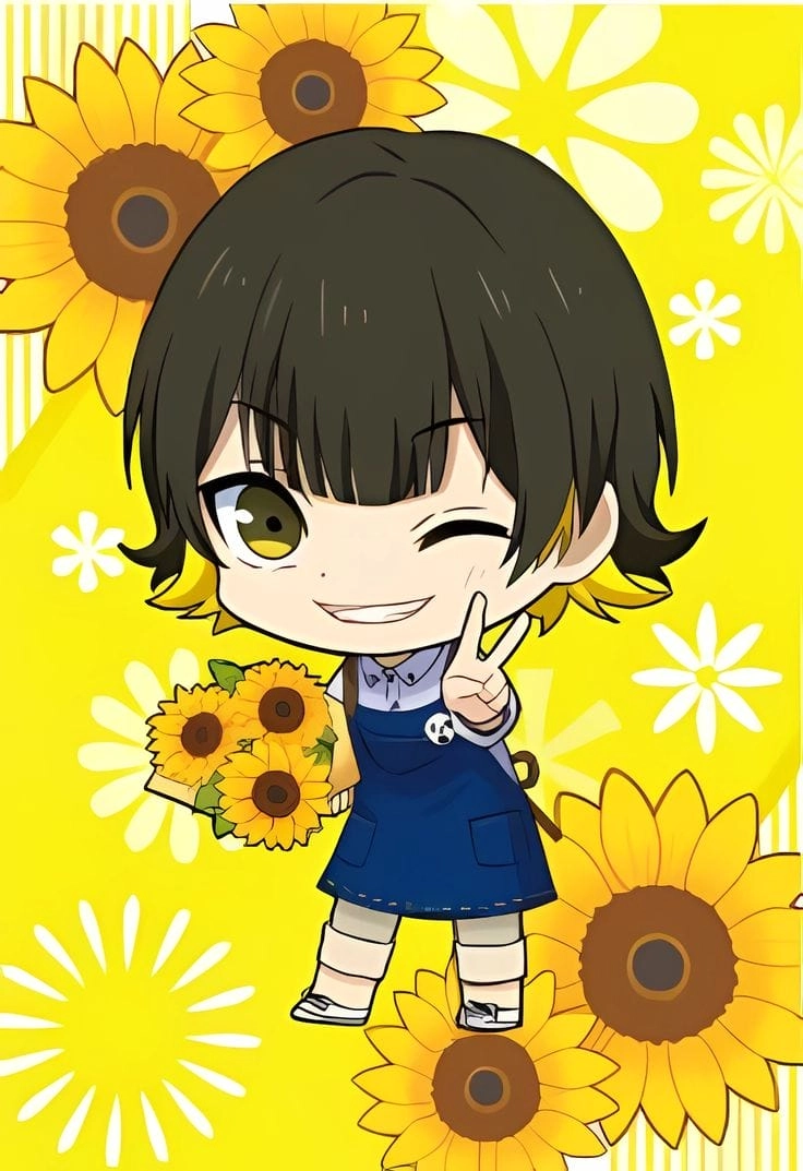 Mẫu chibi Bachira đơn giản