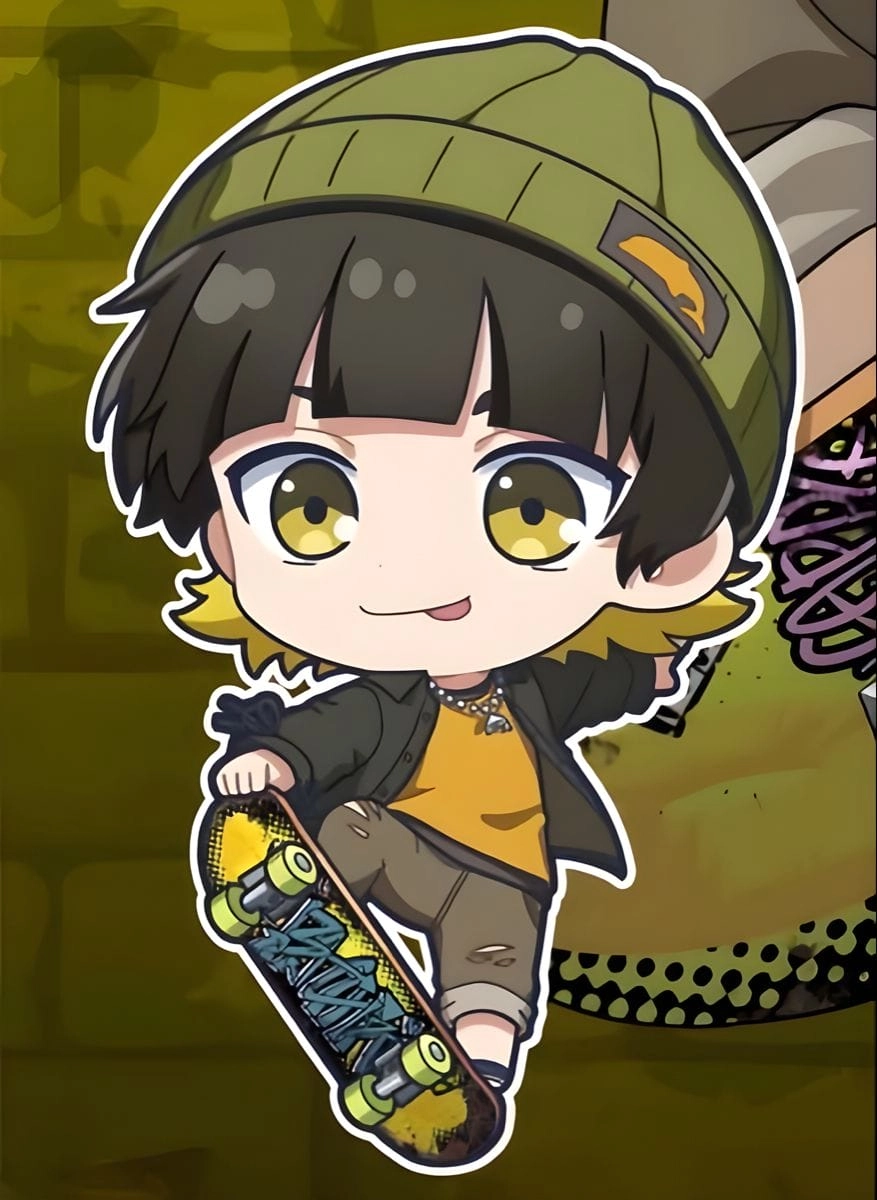 Ngoại hình của Bachira Meguru chibi