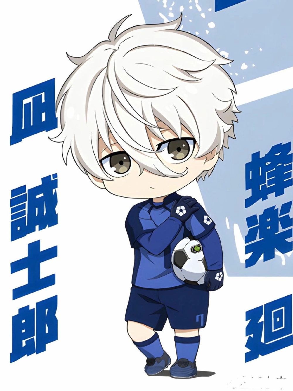 Tấm poster Blue Lock Chibi posters trang trí phòng