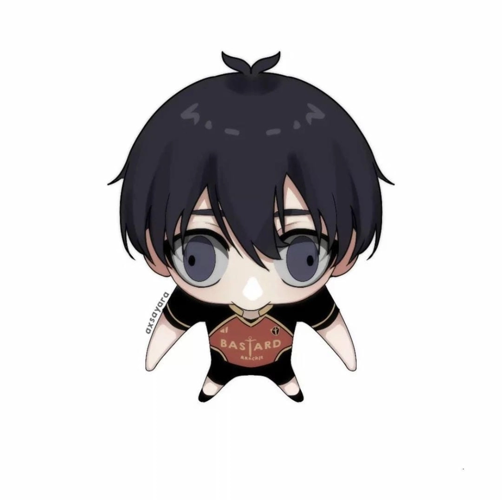 Isagi Yoichi và Bachira Meguru phiên bản blue lock anime chibi cực thân thiết