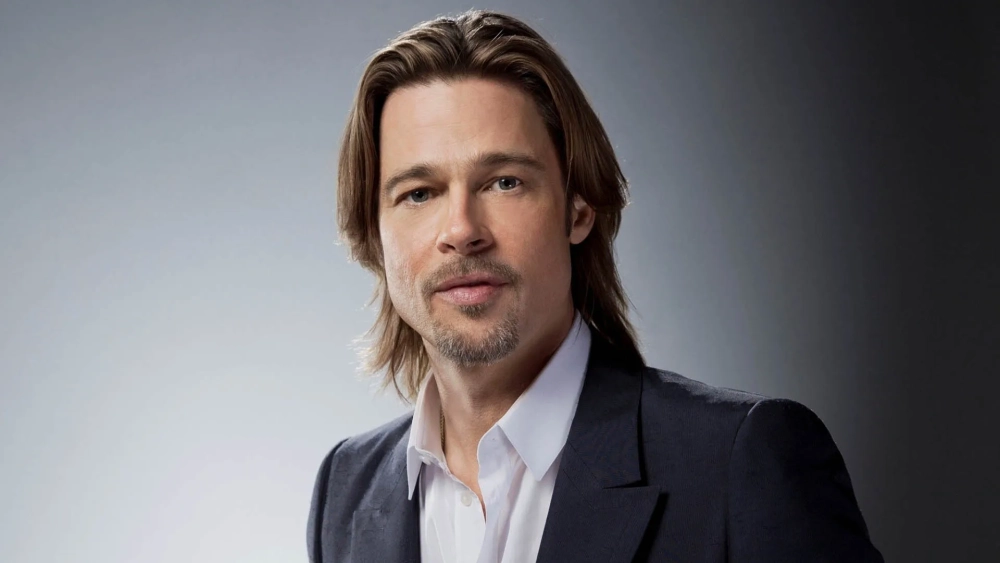Brad Pitt trong một cảnh phim hành động