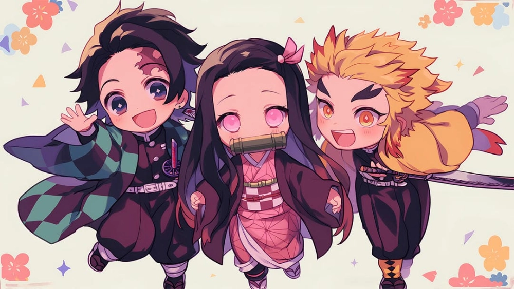 Tác phẩm Demon Slayer Chibi fanart ấn tượng