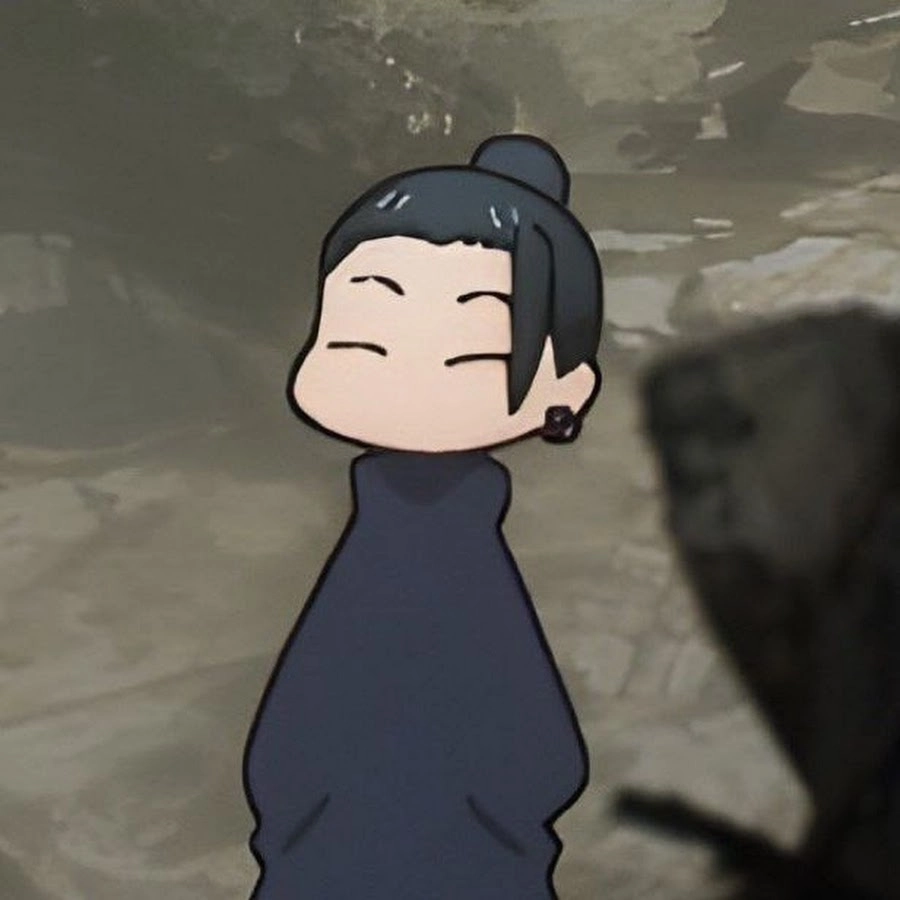 Vẻ mặt đáng yêu của cute geto chibi