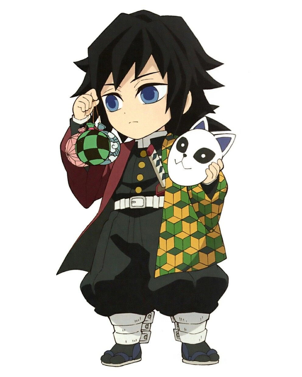 Hướng dẫn Giyu chibi drawing đơn giản