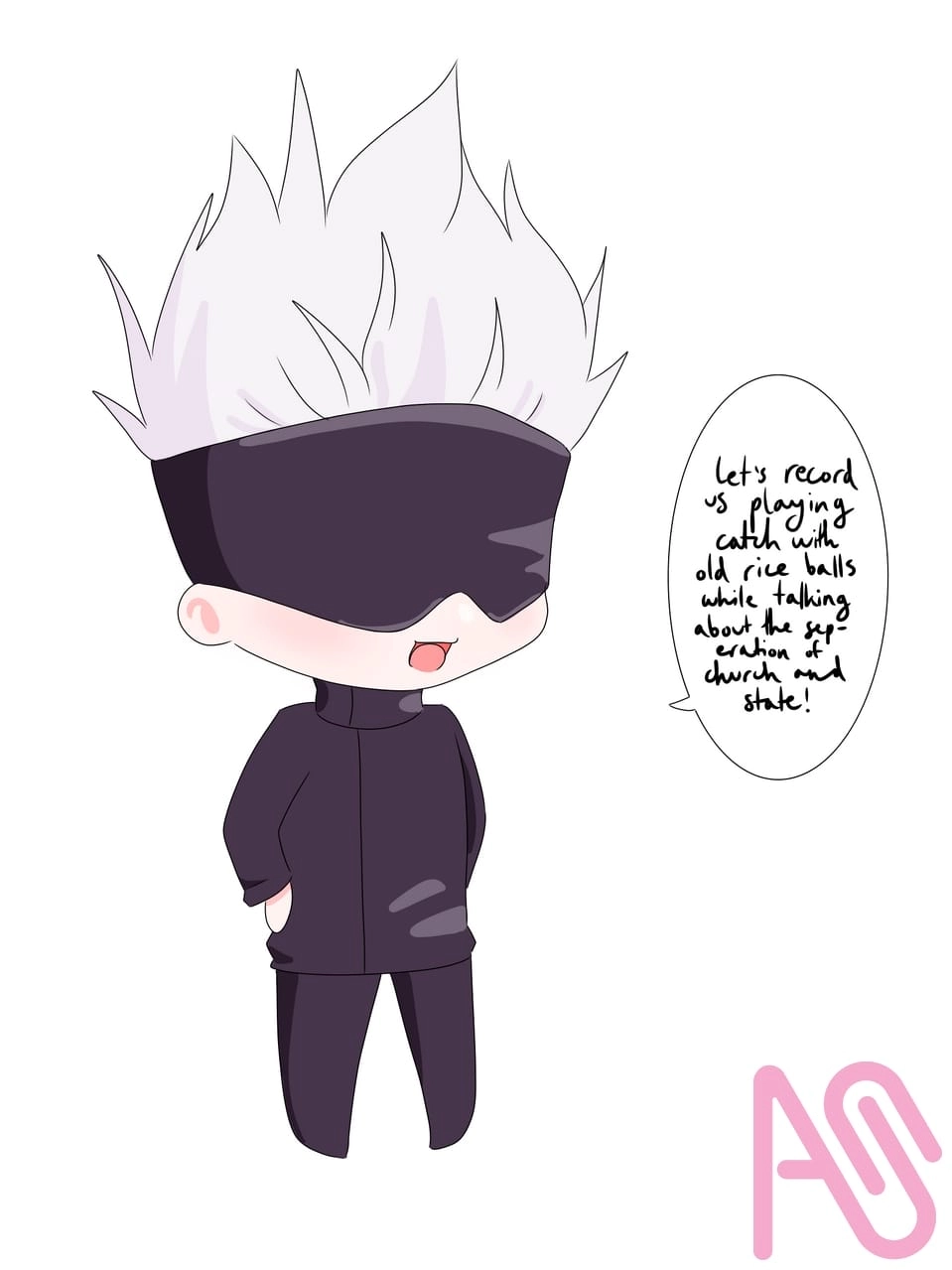 Một tác phẩm Gojo Satoru fanart ấn tượng