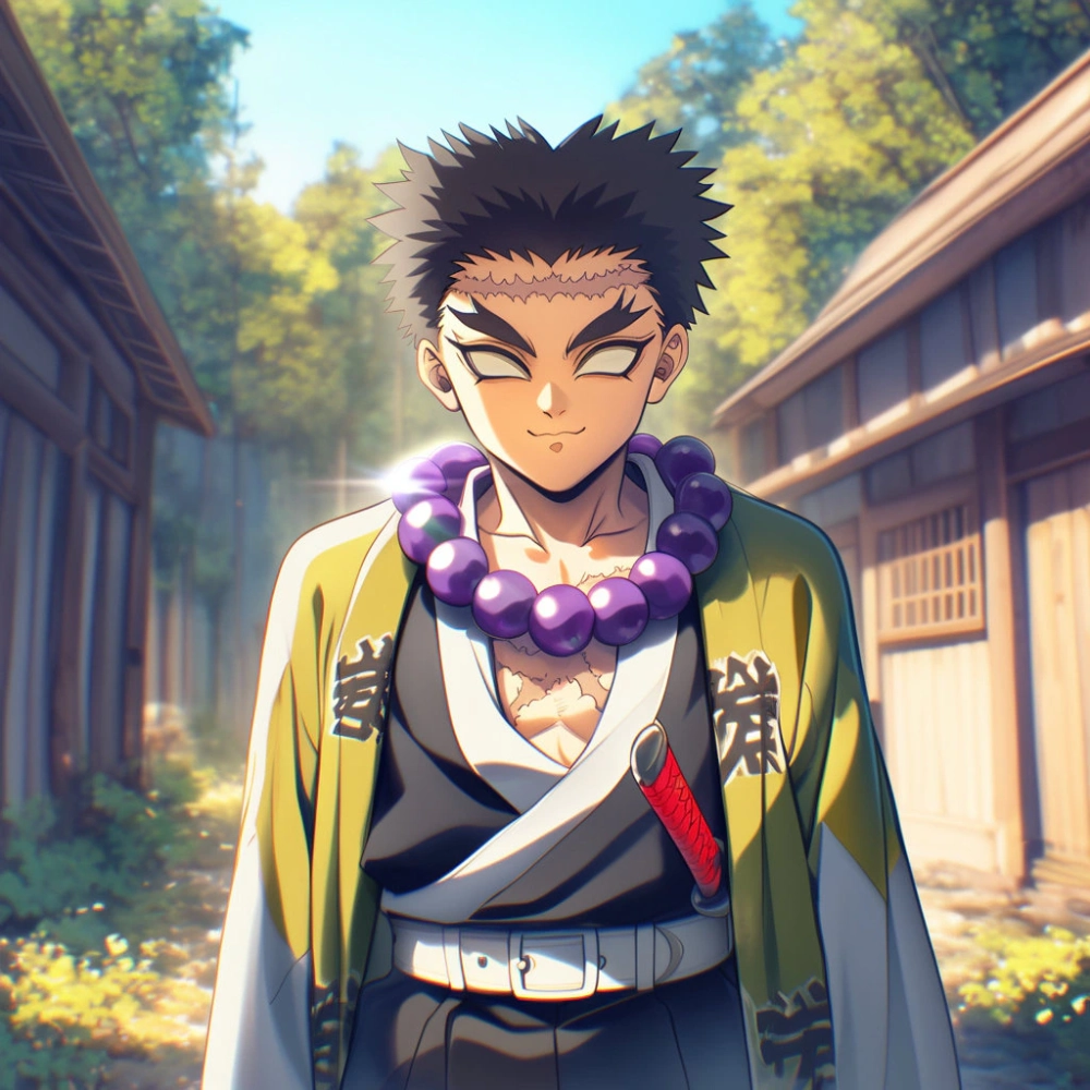 Thú nhồi bông hashira plush của Hà Trụ Muichiro