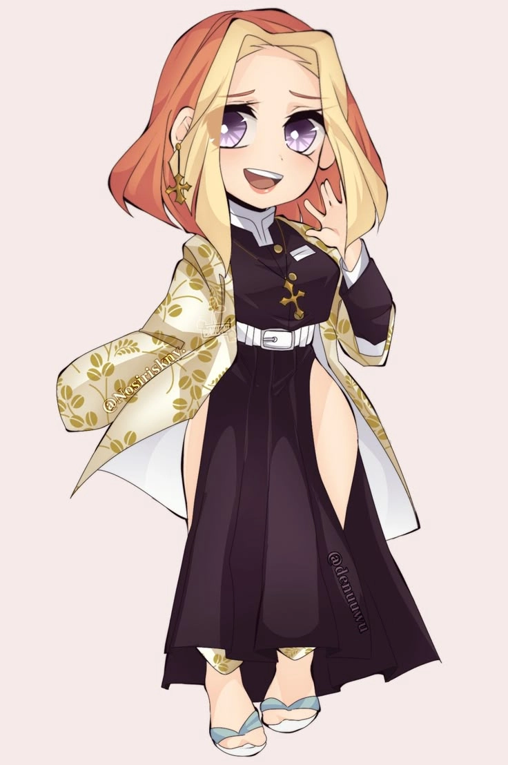 Gấu bông demon slayer plush hình Âm Trụ Uzui