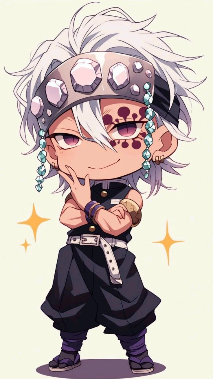 Bộ sưu tập demon slayer chibi đầy màu sắc