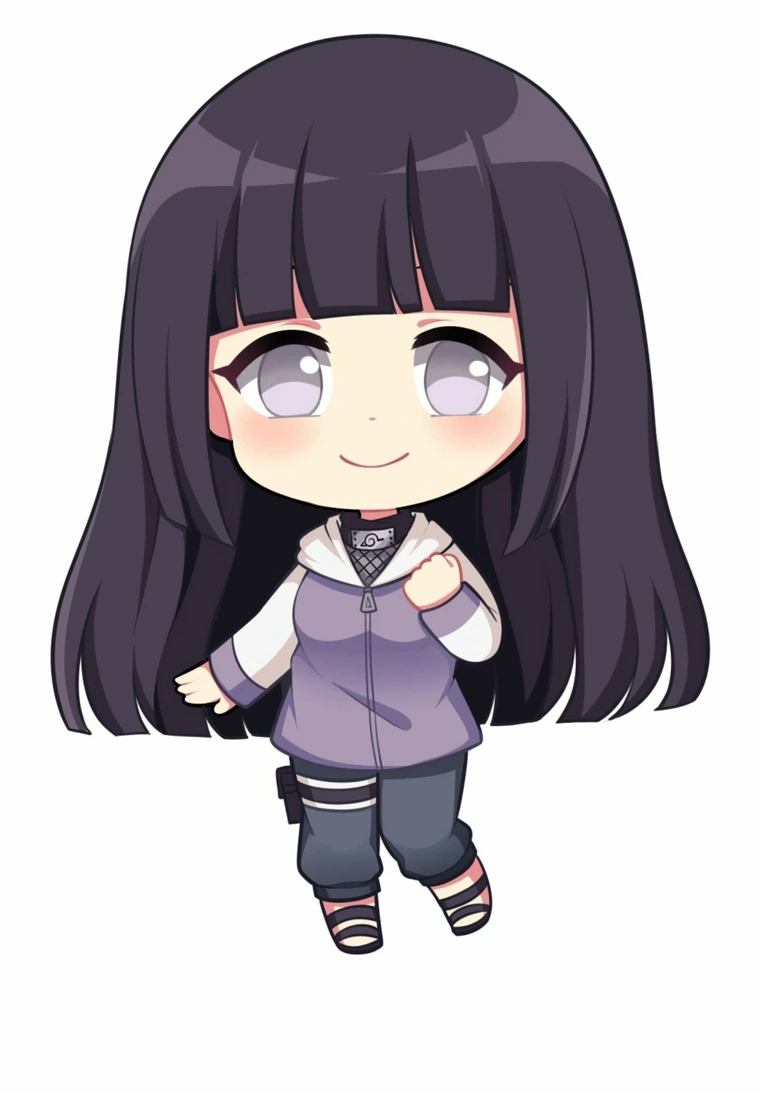 Tác phẩm Hinata chibi art sáng tạo