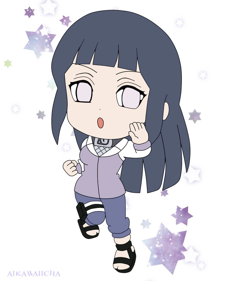 Chibi Shoyo Hinata trong trang phục thi đấu