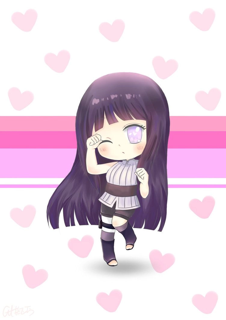 Hướng dẫn Hinata chibi drawing
