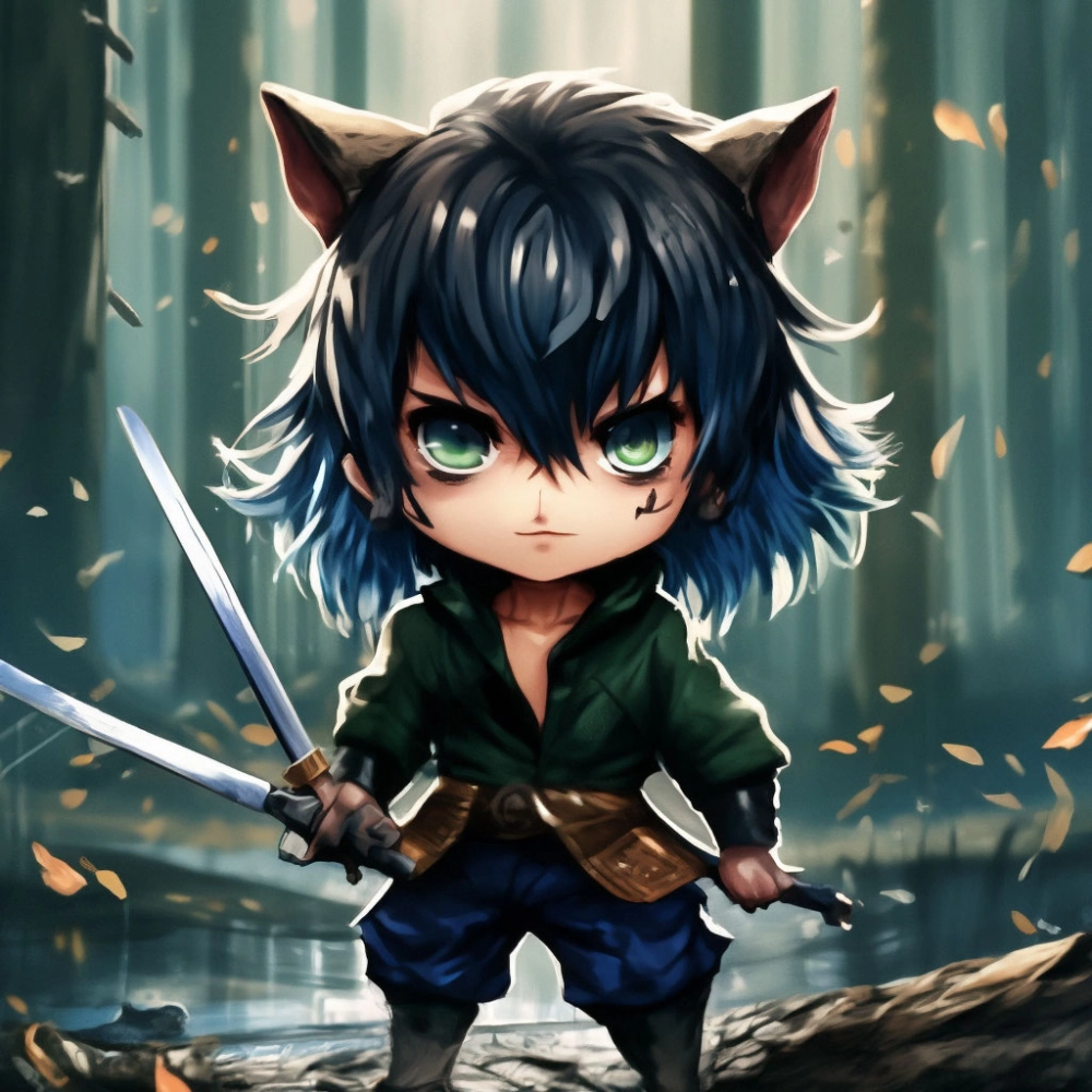 Tượng nhỏ inosuke chibi figure