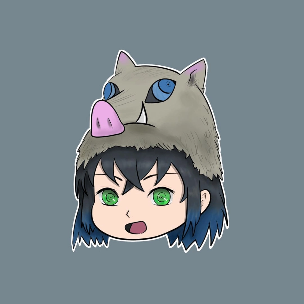 Top những hình ảnh Chibi Inosuke với chiếc đầu heo đáng yêu