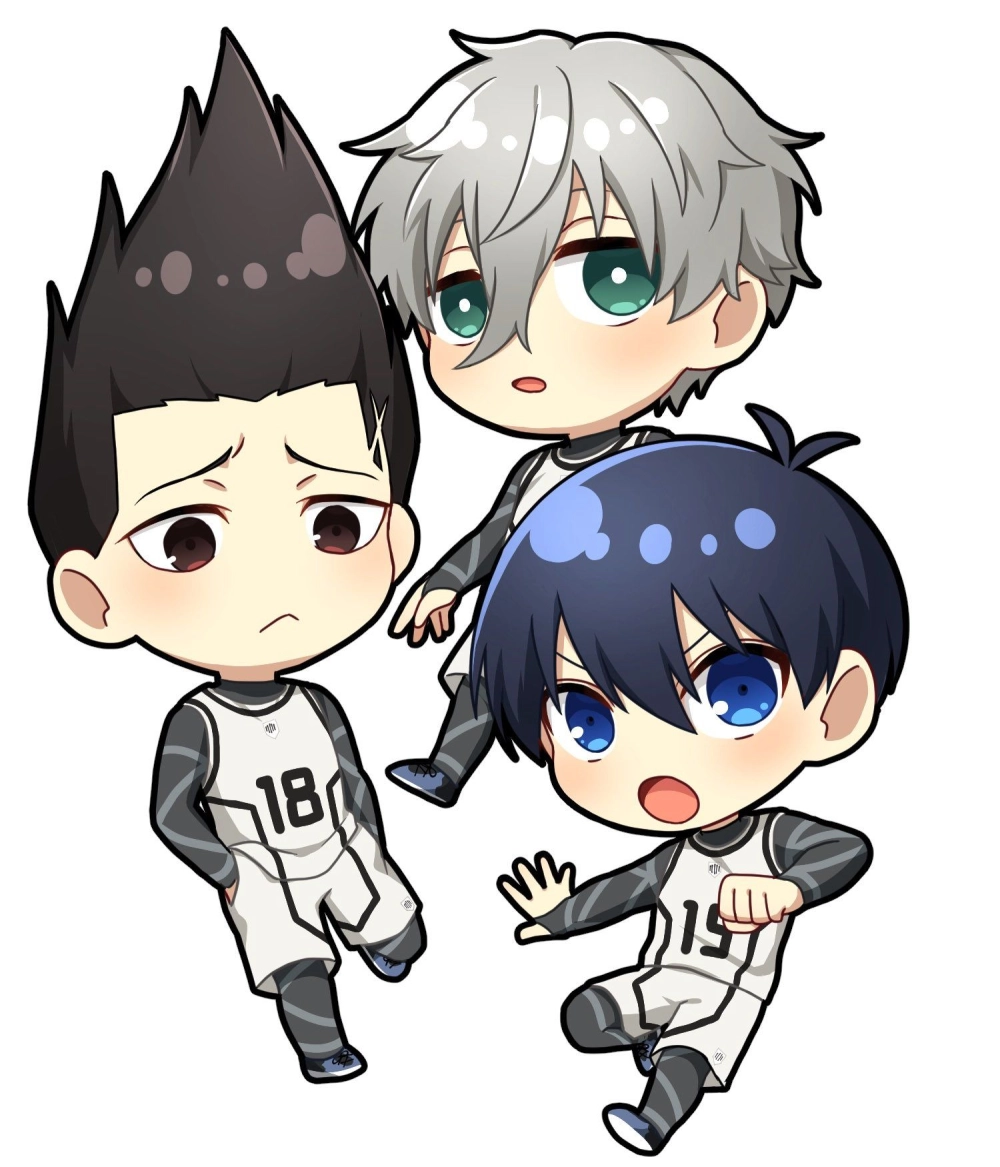 Một tác phẩm Isagi Chibi fanart đầy màu sắc