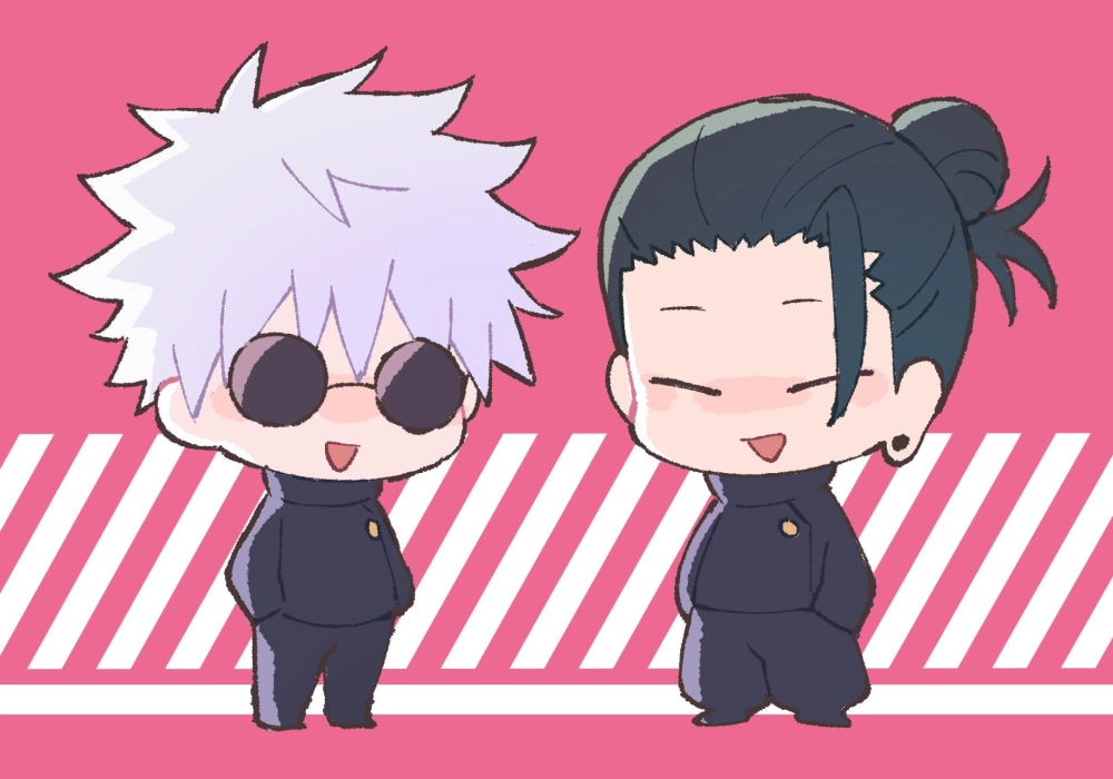 Bộ sưu tập Jujutsu Kaisen stickers dán laptop