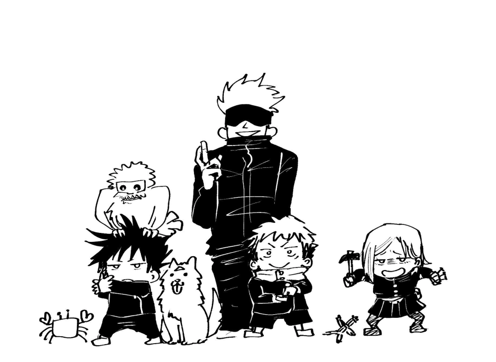Vẻ đẹp của nghệ thuật Jujutsu Kaisen chibi art