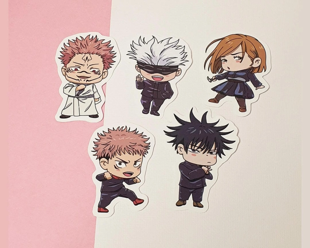 Itadori Yuji trong phiên bản jujutsu kaisen characters chibi ngộ nghĩnh