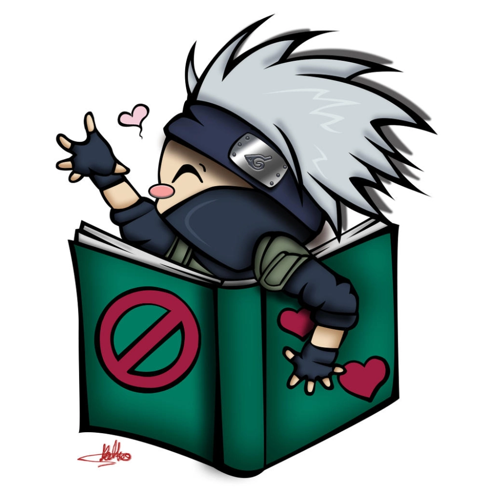 Hướng dẫn các bước thực hiện một Chibi Kakashi drawing