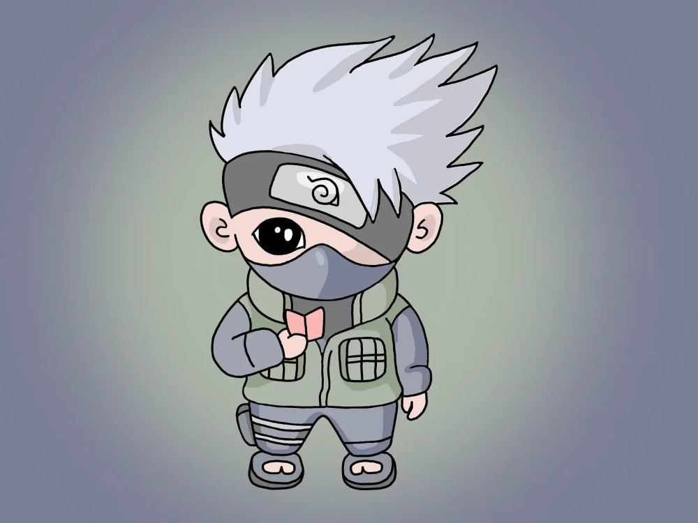 Bộ sưu tập Chibi Kakashi sticker để trang trí laptop