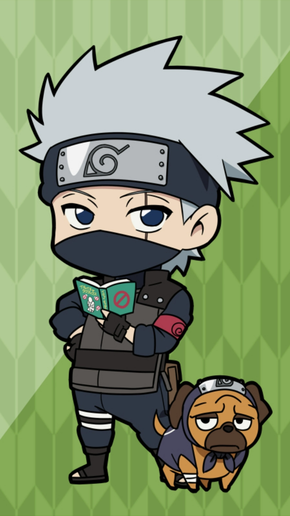 Móc khóa Chibi Kakashi keychain xinh xắn cho cặp sách