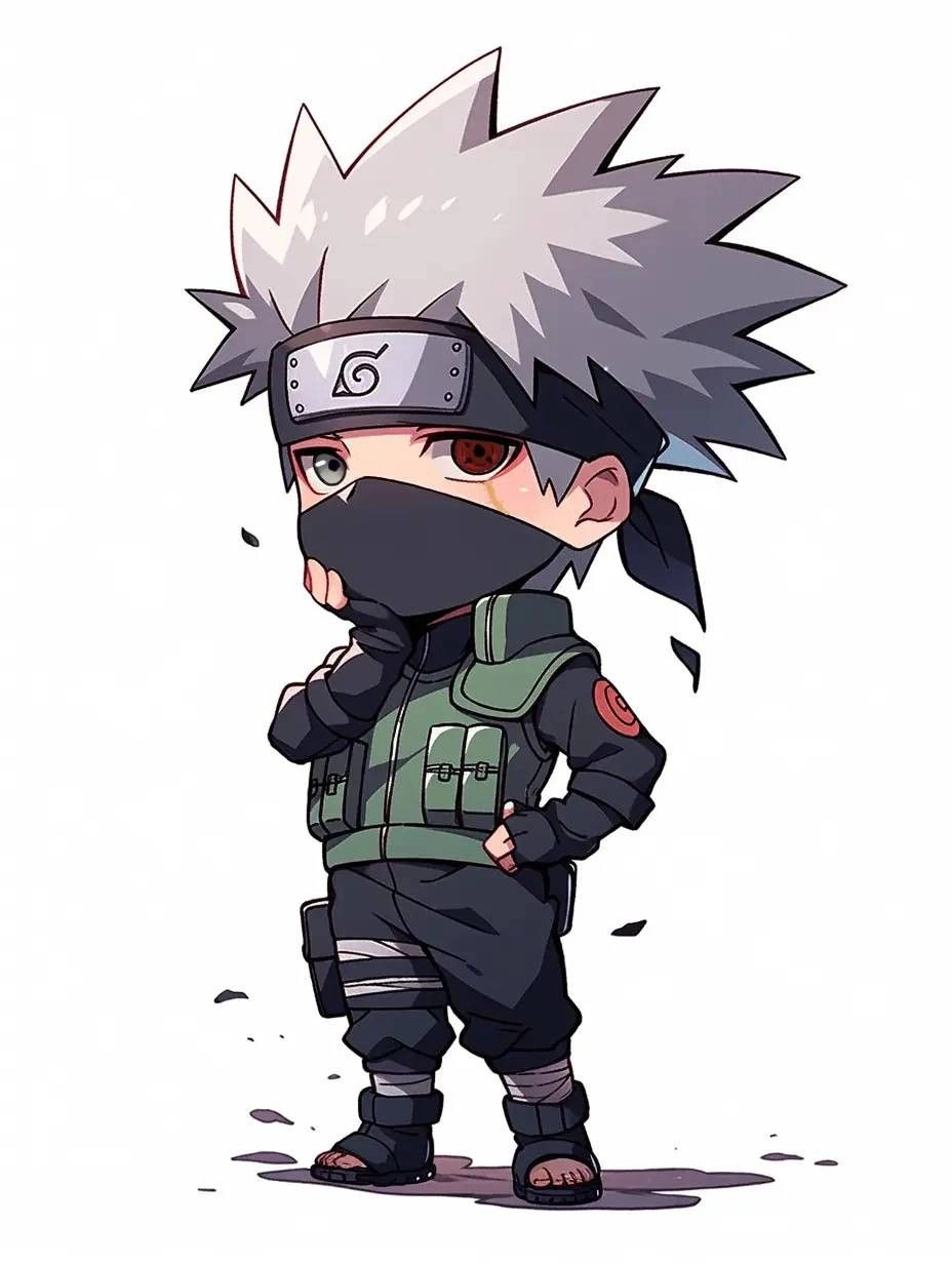 Phiên bản Chibi Kakashi siêu đáng yêu và ngộ nghĩnh