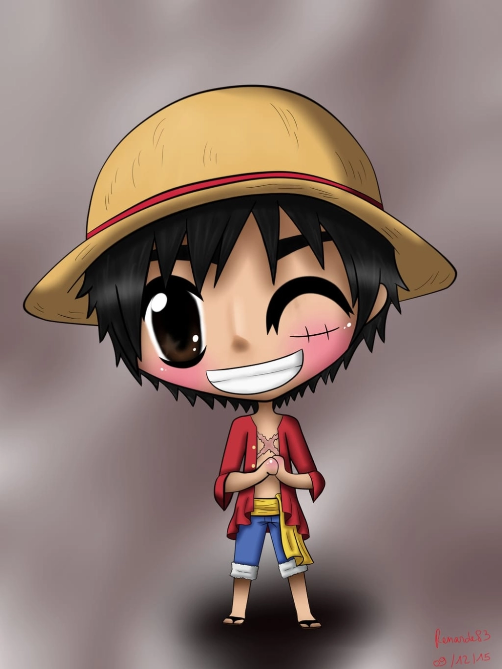 Thú nhồi bông Luffy plush mềm mại