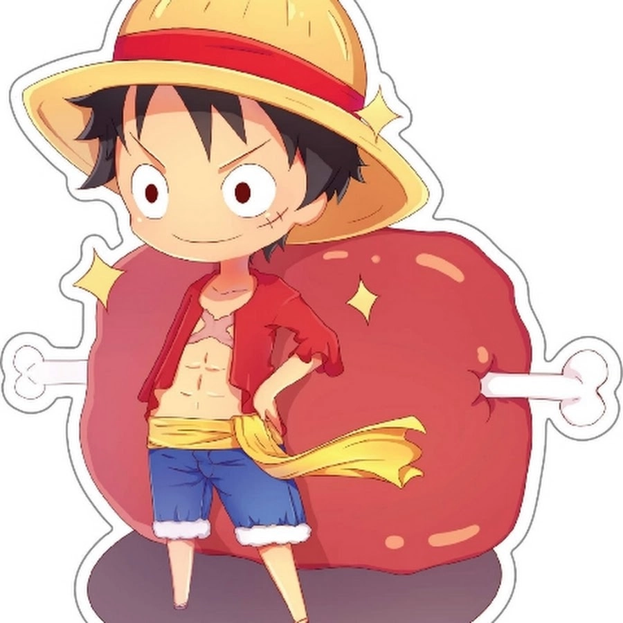 Vẻ ngoài kawaii Luffy Chibi