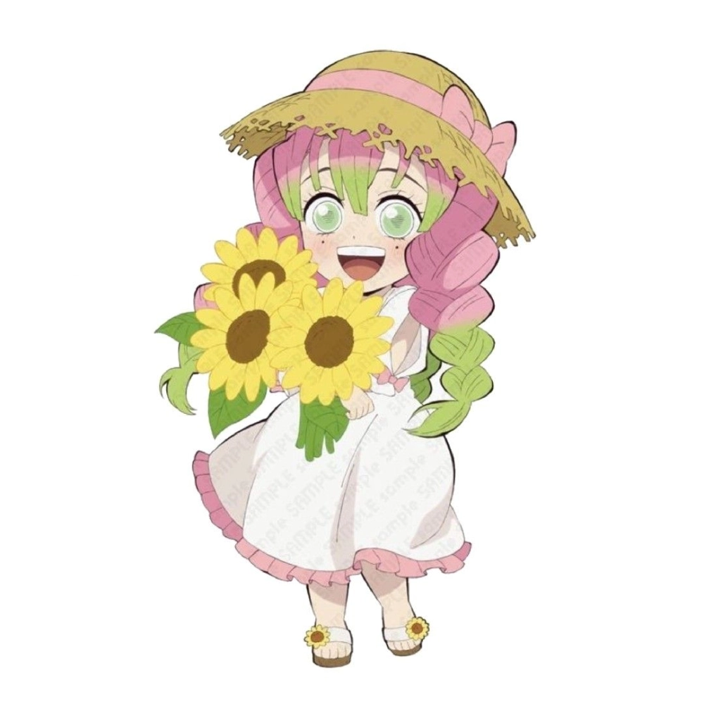 Bộ sưu tập ảnh Chibi Mitsuri với trái tim và đôi má ửng hồng