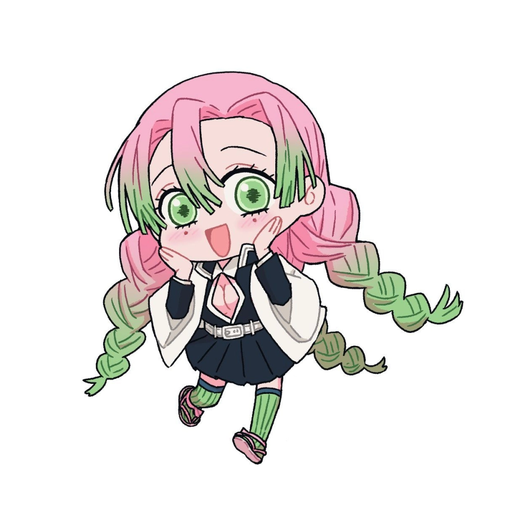 Hướng dẫn mitsuri chibi drawing cho người mới