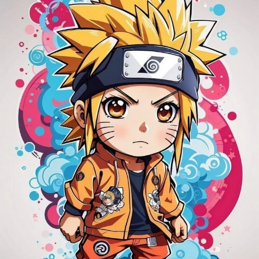 Một tác phẩm naruto chibi fanart đầy màu sắc