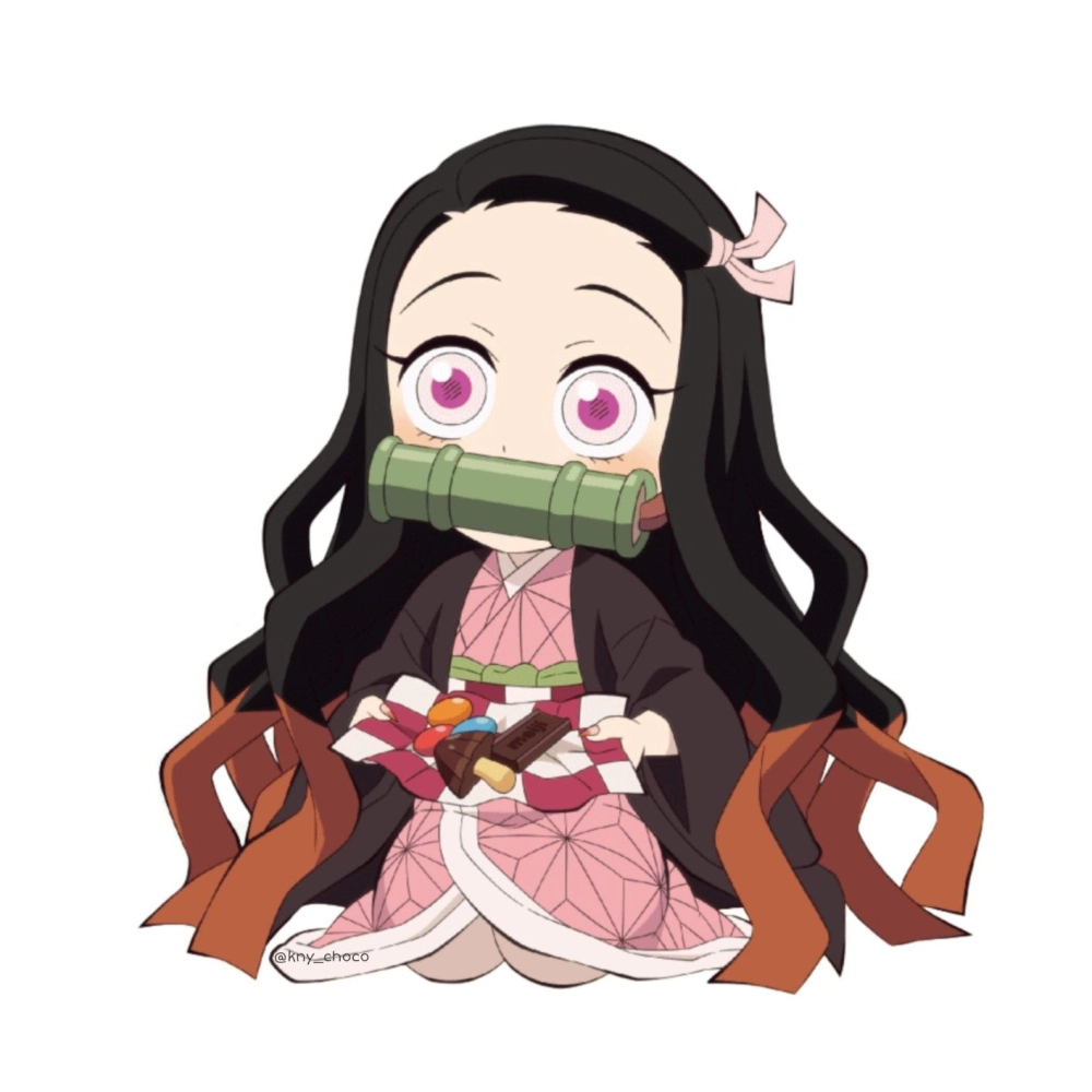 Thiết kế nezuko chibi wallpaper cho máy tính