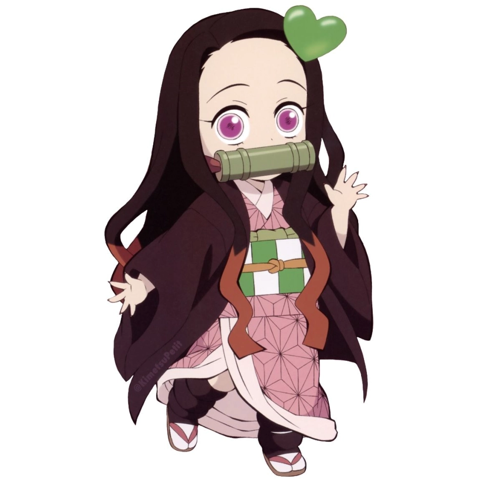 Tạo hình chibi nezuko kamado đáng yêu