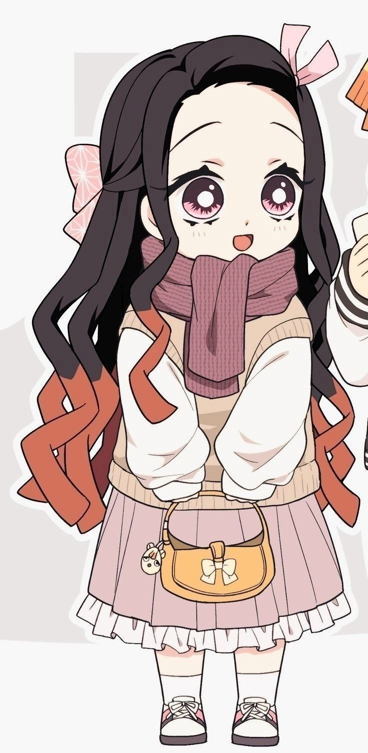 Chi tiết bộ nezuko chibi kimono xinh xắn