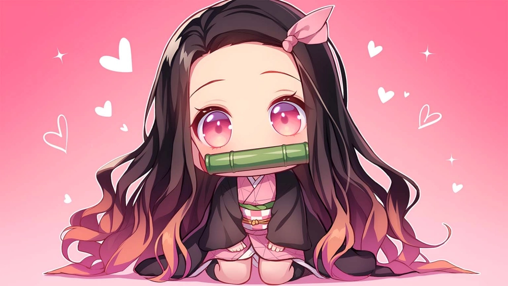 Phiên bản chibi nezuko siêu cưng