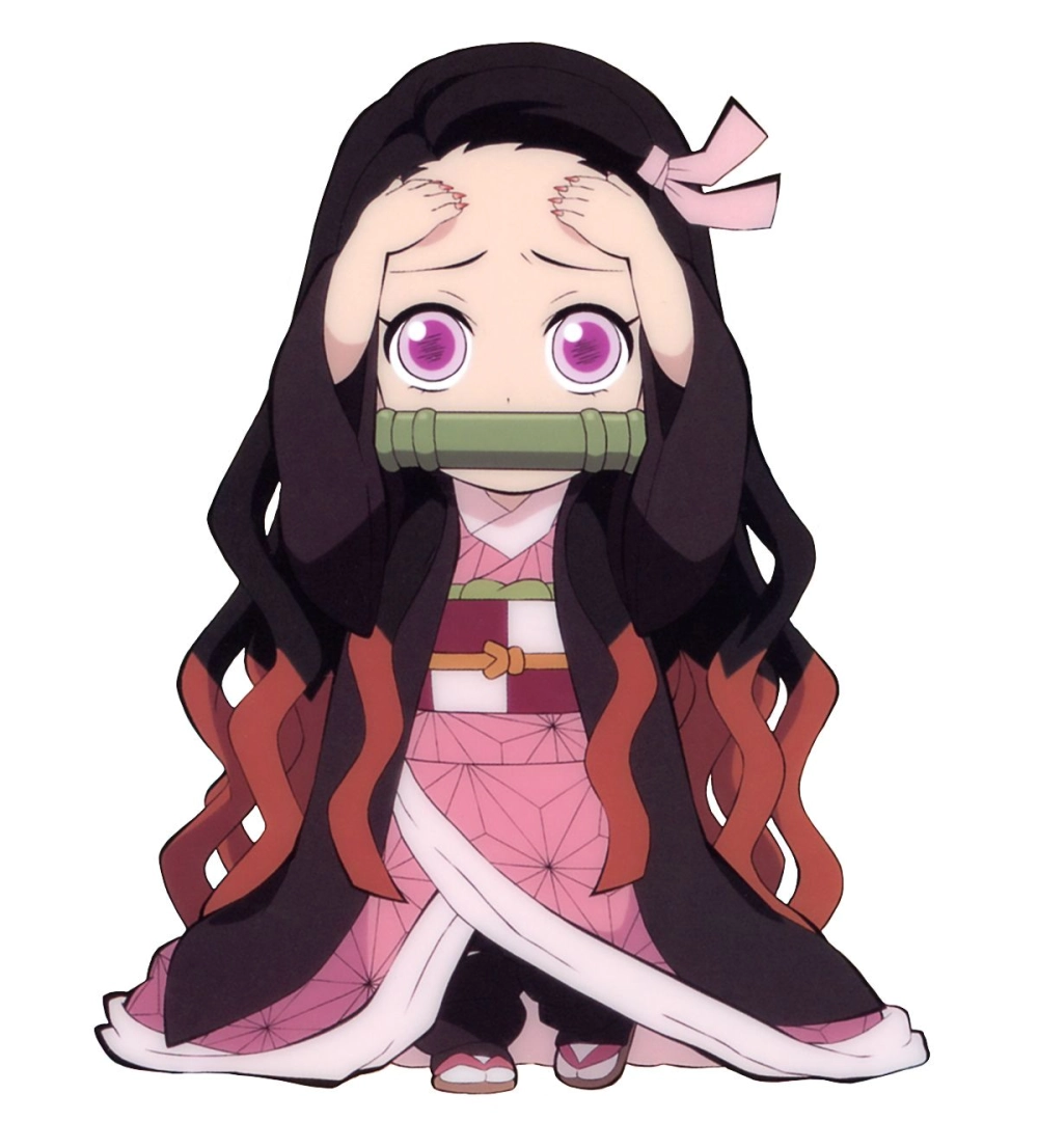 Tạo hình demon slayer nezuko chibi ấn tượng
