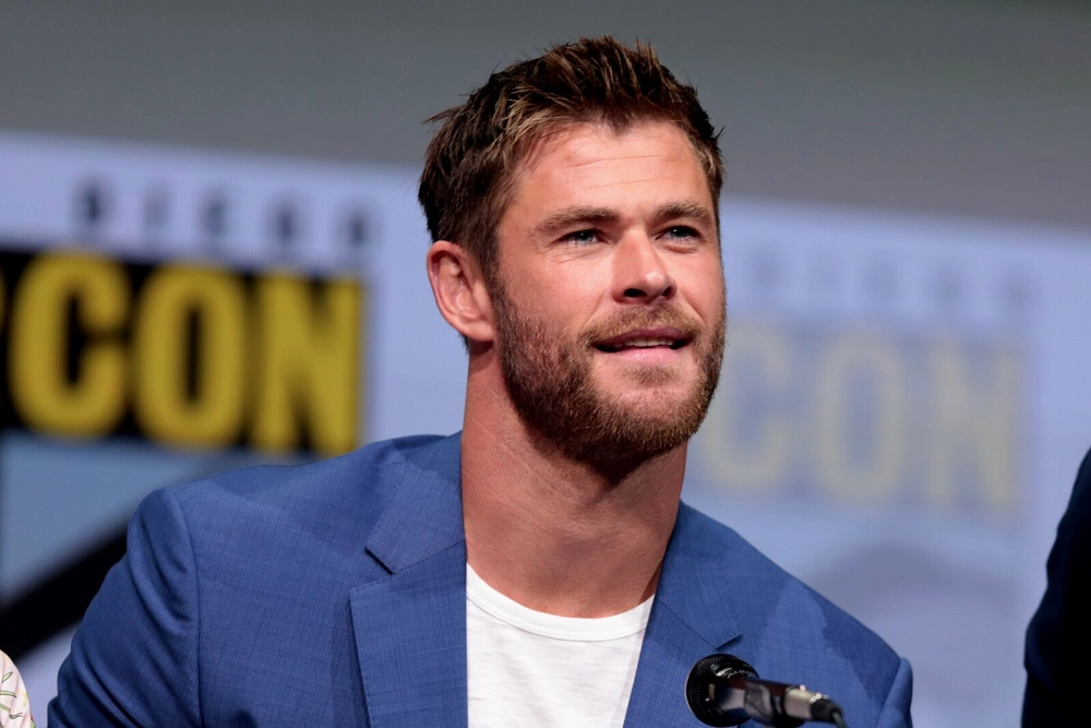 Chris Hemsworth và vợ Elsa Pataky tại sự kiện