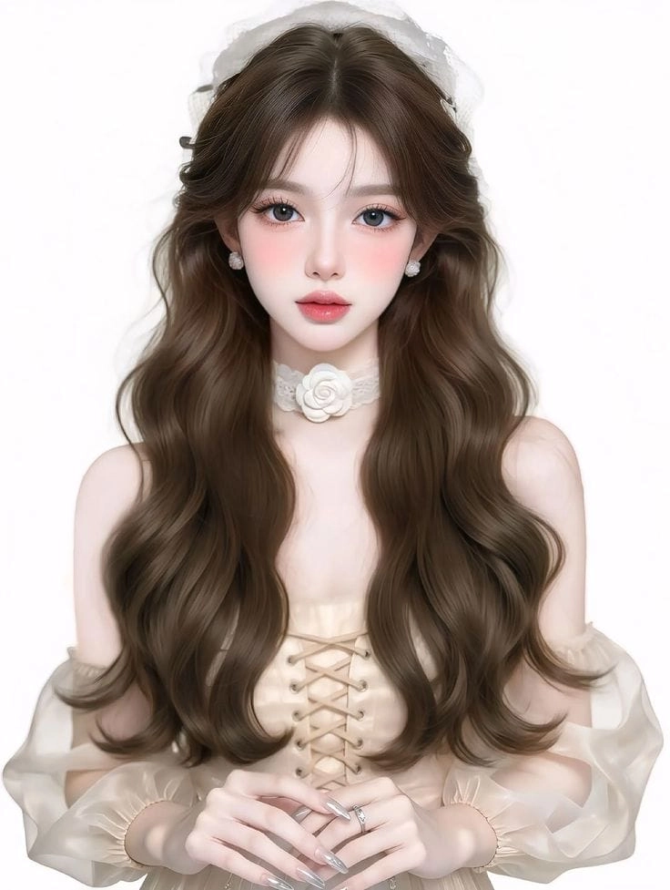 Gái xinh anime to tròn với nét vẽ ấn tượng