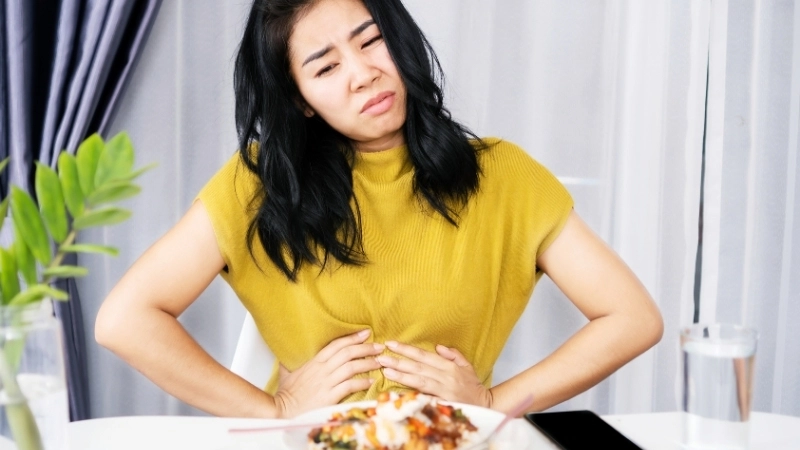 Hình ảnh xác định vị trí cơn đau thượng vị