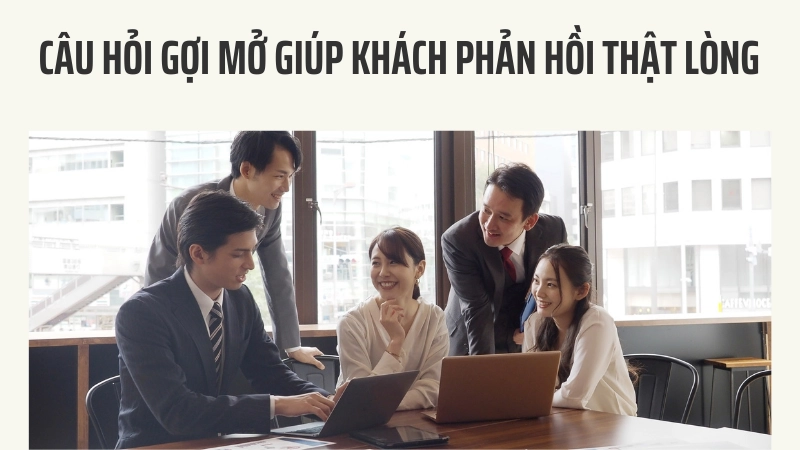 Mẫu câu hỏi xin đánh giá khách hàng chuyên nghiệp