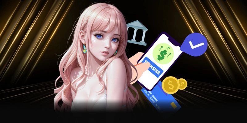 Giao dịch nhận tiền thông qua ngân hàng trực tuyến