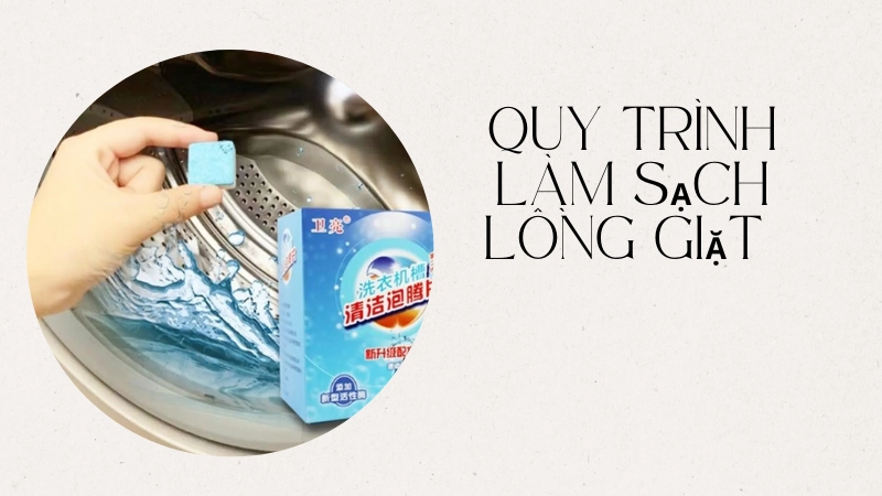 Các vị trí cần làm sạch kỹ trên máy giặt lồng ngang