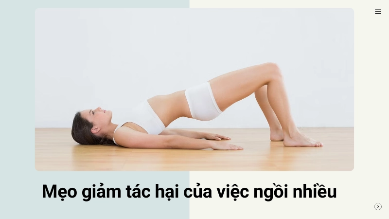 Bài tập giãn cơ nhẹ nhàng giúp cải thiện lưu thông máu tại chỗ