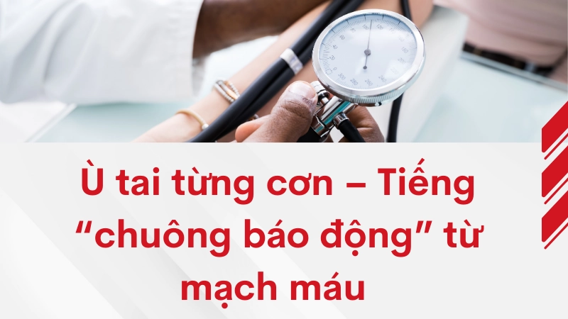 Ù tai từng cơn – Tiếng “chuông báo động” từ mạch máu 